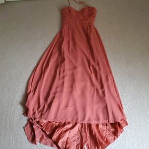 Simple bridesmaid gown